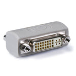 DVI-I Coupler Female to Female Gender Changer Bulkhead Adapter Beige - EAGLEG.COM