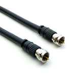 F-Type Screw-on RG6 Cable Black - EAGLEG.COM