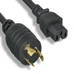 6Ft 14AWG High Voltage Power Cord NEMA L6-20P to IEC-60320-C15 210082