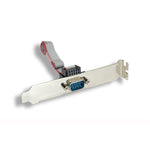 DB9 Male to IDC10 Female Serial Port Everex Cable w/Bracket - EAGLEG.COM