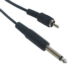1/4" Mono plug to RCA Male - EAGLEG.COM