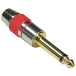 1/4 inch Mono Metal Plug Gold Plated - EAGLEG.COM