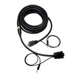 25Ft Quick-Snap SVGA Cable w/Audio CL2 FT4 Rated - EAGLEG.COM