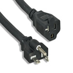 1Ft 12AWG Power Extension Cord NEMA 5-20P To NEMA 5-20R Black - EAGLEG.COM