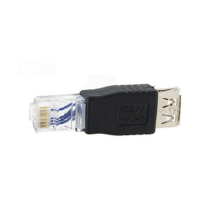 Haokiang (2-Pack) USB - RJ45, USB2.0 A Female to RJ45 Ethernet Male AF-8P8C Connector, USB Transfer Network Plug Adapter Haokiang (2-Pack) USB - RJ45, USB2.0 A Female to RJ45 Ethernet Male AF-8P8C Connector, USB Transfer Network Plug Adapter