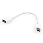 6 Inches USB 3.1 Type-C G1 Male to USB 3.0 Female Cable White - EAGLEG.COM