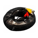 60Ft BNC Male to Male, DC Male to Female Siamese Security Camera Cable Black - EAGLEG.COM