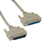 6Ft DB25 Male to Female Null Modem Cable - EAGLEG.COM