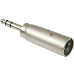 XLR Male to 1/4" Stereo Male Adapter - EAGLEG.COM