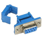 DB9 Female IDC Metal Shell Connector - EAGLEG.COM