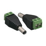 DC Plug Power Male 2.1 / 5.5mm to Terminal Block Adapter - EAGLEG.COM