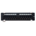 Cat5E 110 Type Patch Panel 12Port Vertical w/Bracket - EAGLEG.COM