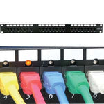 Cat6 110 Patch Panel 24Port Rackmount w/LED Indicator 102229