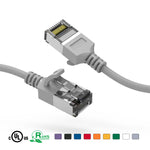 2Ft Cat8 U/FTP Slim Ethernet Network Cable 30AWG - EAGLEG.COM
