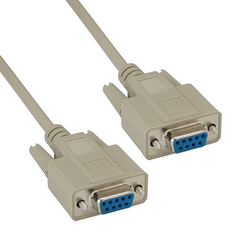 RS-232 DB9 Female to Female Null Modem Cable | DB9 Null Modem Cable ...