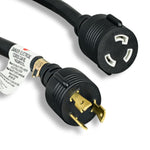 25Ft 10AWG Heavy Duty Power Extension Cord L5-30P to L5-30R, 30A, 125V - EAGLEG.COM