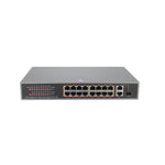 16-Port PoE Ethernet Switch 10/100 Base-TX with 2 Gigabit Combo Port - EAGLEG.COM