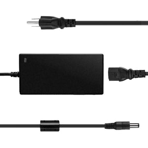 Power Adapter with AC Cord Cable - 12V 5A, UL Listed, FCC Certified - Ideal  for CCTV Camera, LED Light Strip, and More