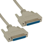 6Ft RS-232 DB25 F/F Serial Cable Extension 25C Straight - EAGLEG.COM