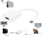 6 Inches USB Type C 3.1 to HDMI Female Adapter 4K@60Hz