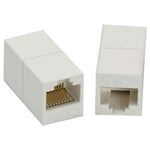 Cat5E RJ45 Inline Coupler White - EAGLEG.COM