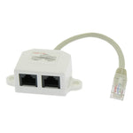 10/100 BaseT 1P/2J 07 Wiring Splitter, Pigtail Type - EAGLEG.COM