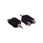 3.5mm Stereo Plug to Dual RCA Jack Adapter - EAGLEG.COM