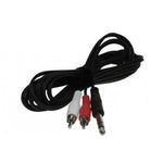 1/4" Stereo Plug to 2 x RCA Plug - EAGLEG.COM