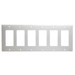 6 Gang Decora Wall Plate White (GFCI) - EAGLEG.COM