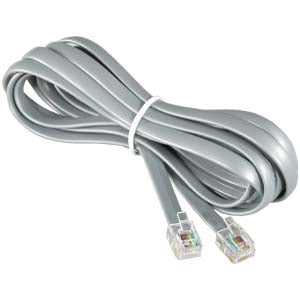 25Ft RJ12 Modular Cable Reverse | 25Ft RJ12 6P6C Reverse Phone Cable ...