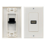 1 Port Decor HDMI Wall Plate, 90 Degree - EAGLEG.COM